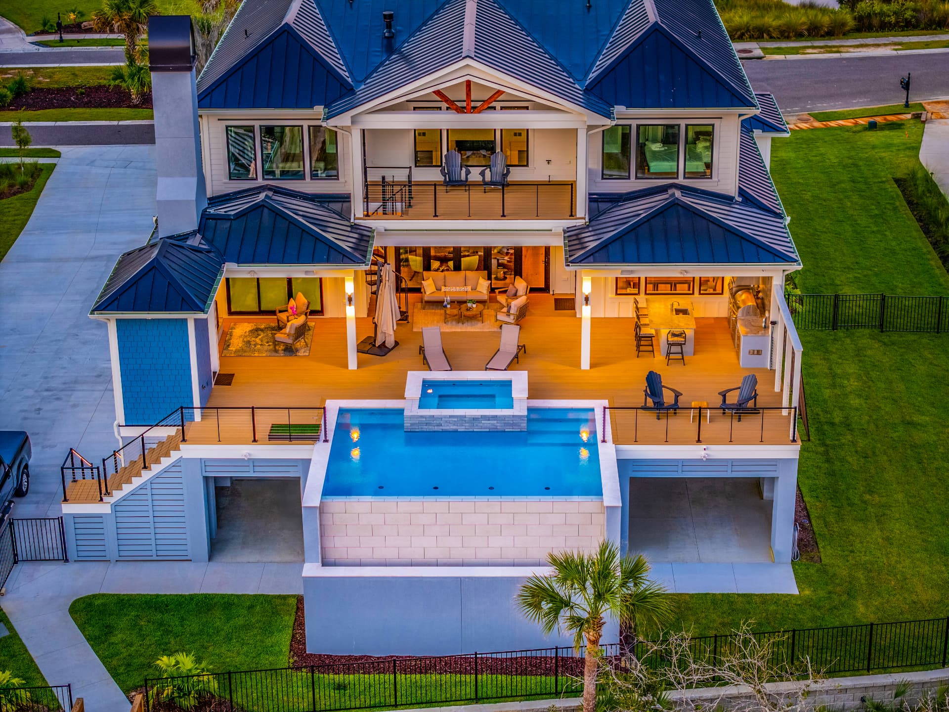 Elevated pools — Heritage Pools build in the Charleston Lowcountry