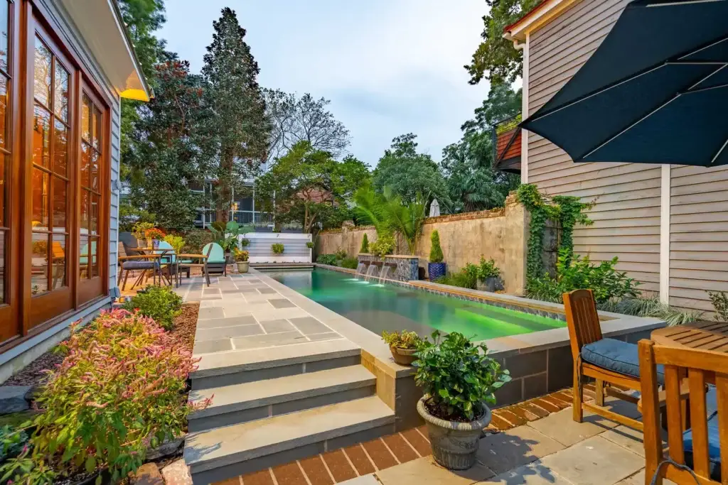Small spaces — Heritage Pools build in the Charleston Lowcountry